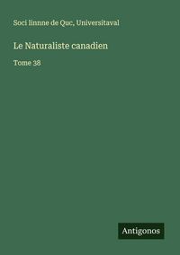 Produktbild: Le Naturaliste canadien