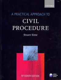 Produktbild: A Practical Approach to Civil Procedure