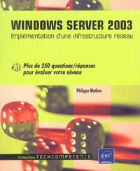 Produktbild: Windows Server 2003 - Impl&eacute;mentation d'une infrastructure r&eacute;seau