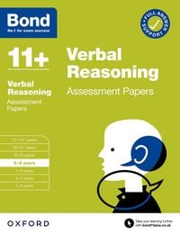 Produktbild: Bond 11: Bond 11+ Verbal Reasoning Assessment Papers 8-9 yea