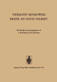 Produktbild: Hermann Minkowski Briefe an David Hilbert