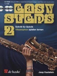 Produktbild: Easy Steps f&uuml;r Altsaxophon, m. 2 Audio-CDs + CD-ROM. Vol.2