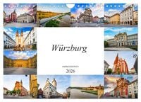 Produktbild: W&uuml;rzburg Impressionen (Wandkalender 2026 DIN A4 quer), CALVENDO Monatskalender