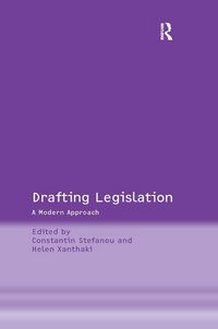Produktbild: Stefanou, C: Drafting Legislation