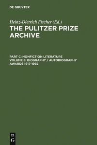 Produktbild: Biography / Autobiography Awards 1917-1992