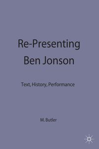 Produktbild: Re-Presenting Ben Jonson