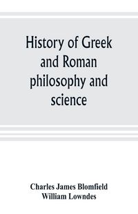 Produktbild: History of Greek and Roman philosophy and science