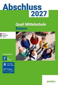 Produktbild: Quali 9 Mittelschule Bayern | pauker L&ouml;sungsband 2027