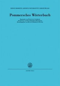 Produktbild: Pommersches W&ouml;rterbuch / Pujkn&uuml;ppel bis Ros&rsquo;