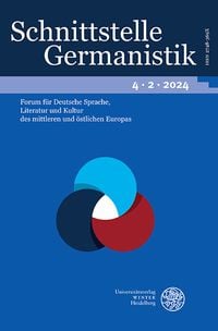 Produktbild: Schnittstelle Germanistik, Bd 4.2 (2024)