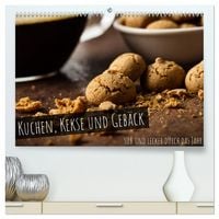Produktbild: Kuchen, Kekse und Geb&auml;ck - s&uuml;&szlig; und lecker durch das Jahr (hochwertiger Premium Wandkalender 2026 DIN A2 quer), Kunstdruck in Hochglanz