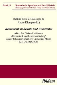 Produktbild: Romanistik in Schule und Universit&auml;t