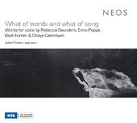 Produktbild: What of words and what of song - Works for voice b