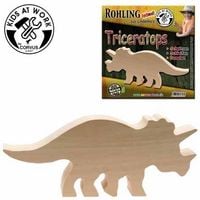 Produktbild: Corvus A600708 - Kids-at-Work, Schnitz-Rohling Triceratops, Lindenholz, 22x10x3cm