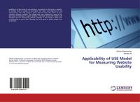 Produktbild: Applicability of USE Model for Measuring Website Usability