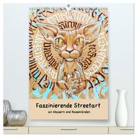 Produktbild: Faszinierende Streetart an Mauern und Hausw&auml;nden (hochwertiger Premium Wandkalender 2026 DIN A2 hoch), Kunstdruck in Hochglanz