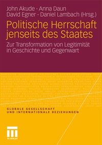 Produktbild: Politische Herrschaft jenseits des Staates