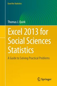 Produktbild: Excel 2013 for Social Sciences Statistics