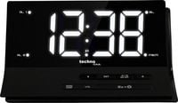 Produktbild: Techno Line WT 482 Funk Wecker Schwarz Alarmzeiten 2 2 Timerzeiten
