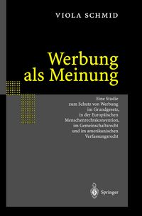 Produktbild: Werbung als Meinung