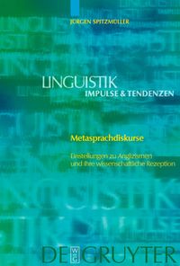 Produktbild: Metasprachdiskurse