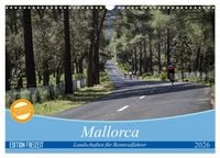 Produktbild: Mallorca: Die sch&ouml;nsten Landschaften f&uuml;r Rennradfahrer (Wandkalender 2026 DIN A3 quer), CALVENDO Monatskalender