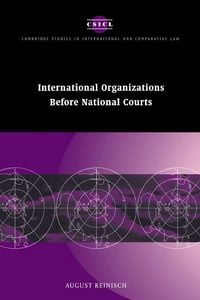 Produktbild: International Organizations Before National Courts