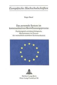 Produktbild: Das personale System im kommunikativen Beeinflussungsprozess