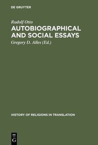 Produktbild: Autobiographical and Social Essays