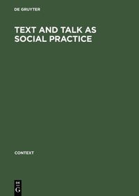 Produktbild: Text and talk as social practice