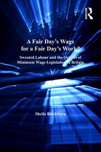 Produktbild: A Fair Day's Wage for a Fair Day's Work?