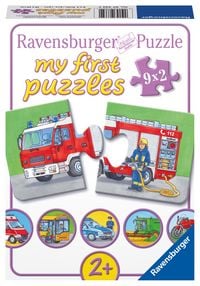 Produktbild: Puzzle Ravensburger Einsatzfahrzeuge 9 X 2 Teile