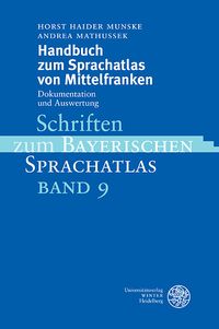 Produktbild: Handbuch zum Sprachatlas von Mittelfranken