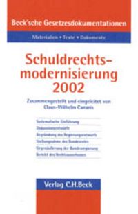 Produktbild: Schuldrechtsmodernisierung 2002