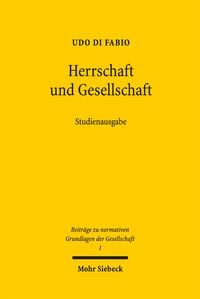 Produktbild: Herrschaft und Gesellschaft
