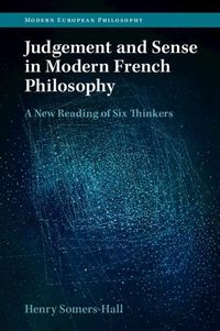 Produktbild: Judgement and Sense in Modern French Philosophy