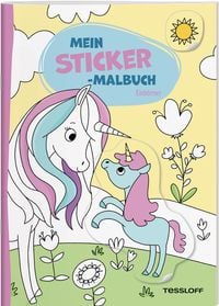 Produktbild: Mein Sticker-Malbuch. Einh&ouml;rner