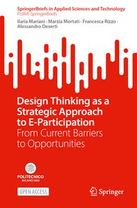 Produktbild: Design Thinking as a Strategic Approach to E-Participation
