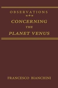 Produktbild: Observations Concerning the Planet Venus