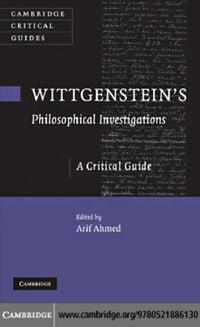 Produktbild: Wittgenstein's Philosophical Investigations