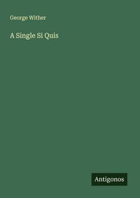 Produktbild: A Single Si Quis