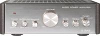 Produktbild: Renkforce E-SA9 Stereo-Verst&auml;rker 2 x 12W Silber (metallic), Dunkelbraun