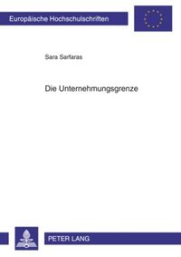 Produktbild: Die Unternehmungsgrenze