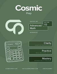 Produktbild: Cosmic Prep Digital SAT Advanced Math Workbook Second Edition