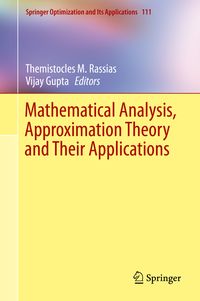 Produktbild: Mathematical Analysis, Approximation Theory and Their Applications
