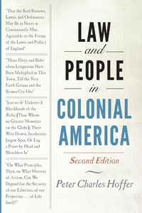 Produktbild: Law and People in Colonial America