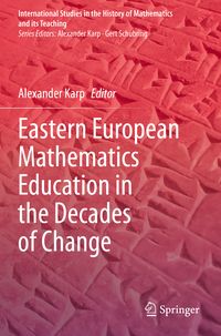 Produktbild: Eastern European Mathematics Education in the Decades of Change