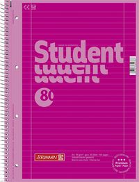 Bild vom Artikel Brunnen Collegeblock Premium Student A4 liniert Lineatur 27 pink vom Autor 