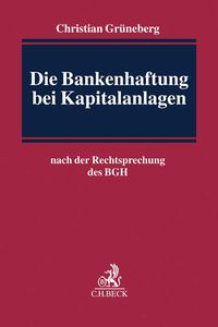Produktbild: Die Bankenhaftung bei Kapitalanlagen