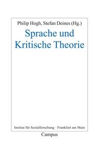 Produktbild: Sprache und Kritische Theorie